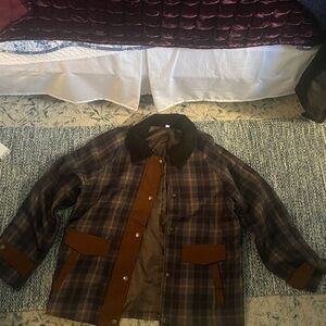 Plaid lightweight jacket
